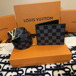 Men’s LV Leather Gift Sets 