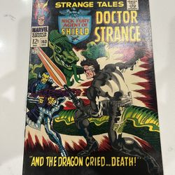 Strange Tales #163 Marvel, Steranko Cover Nick Fury & Doctor Strange FN/VF