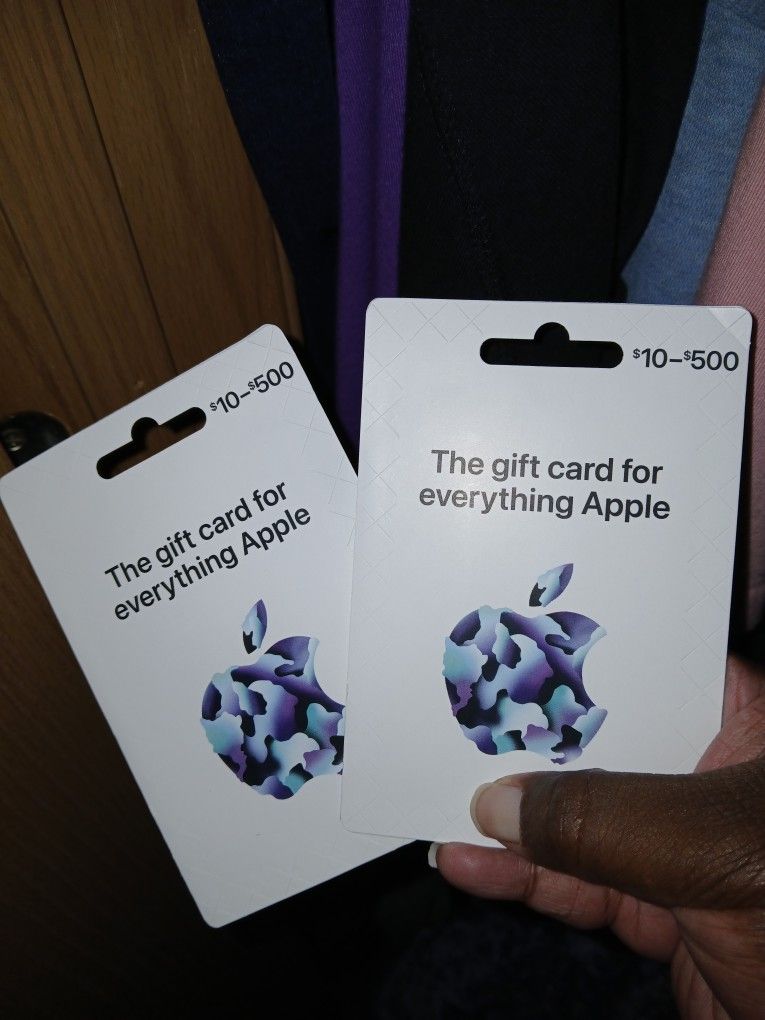 Apple Giftcards $200($100 ea)