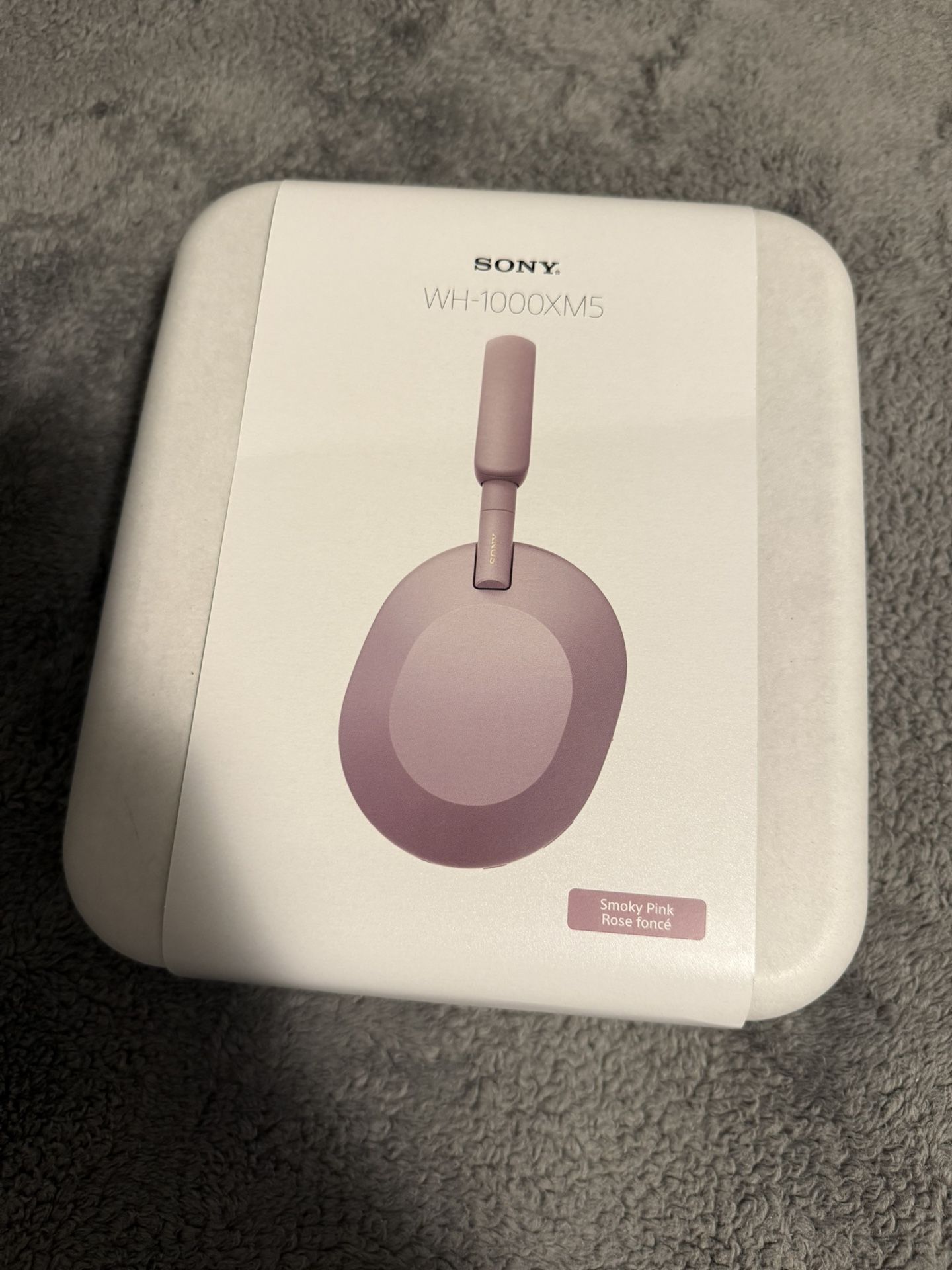 Sony XM5 Smoky Pink 