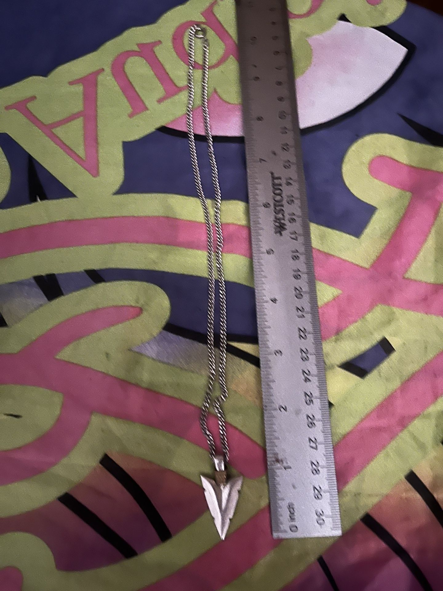 Silver Arrowhead Necklace