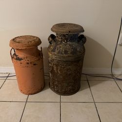 Antique Milk Containers