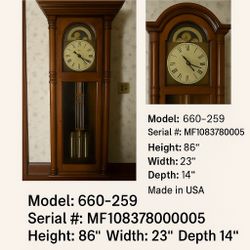 Howard Miller Grandfather Clock – Model 660-259 (Made in USA)