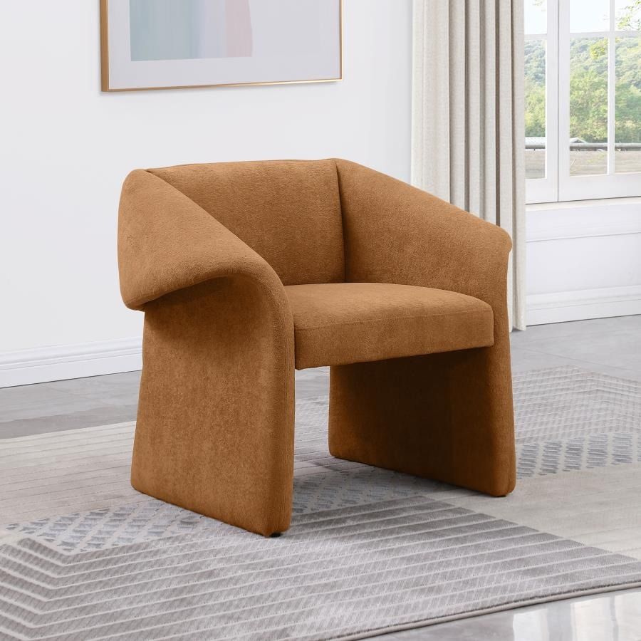 New Accent Chair Caramel