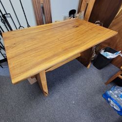 Desk Made Of Monkey Pod, Guanacasta Or Suar WOOD 