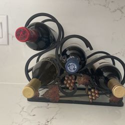 Four Bottle Wine Rack