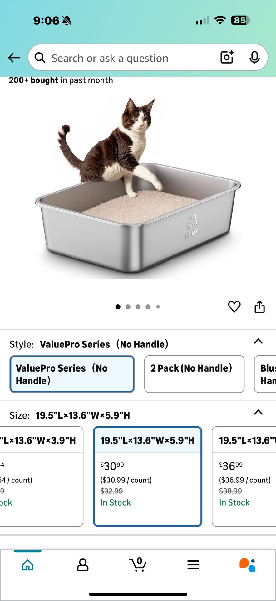 Stainless Steel Cat Litter