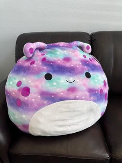 Jumbo Size 30” Squishmallow DAXXON Space Squad Purple/Blue Tie-Dye Galaxy