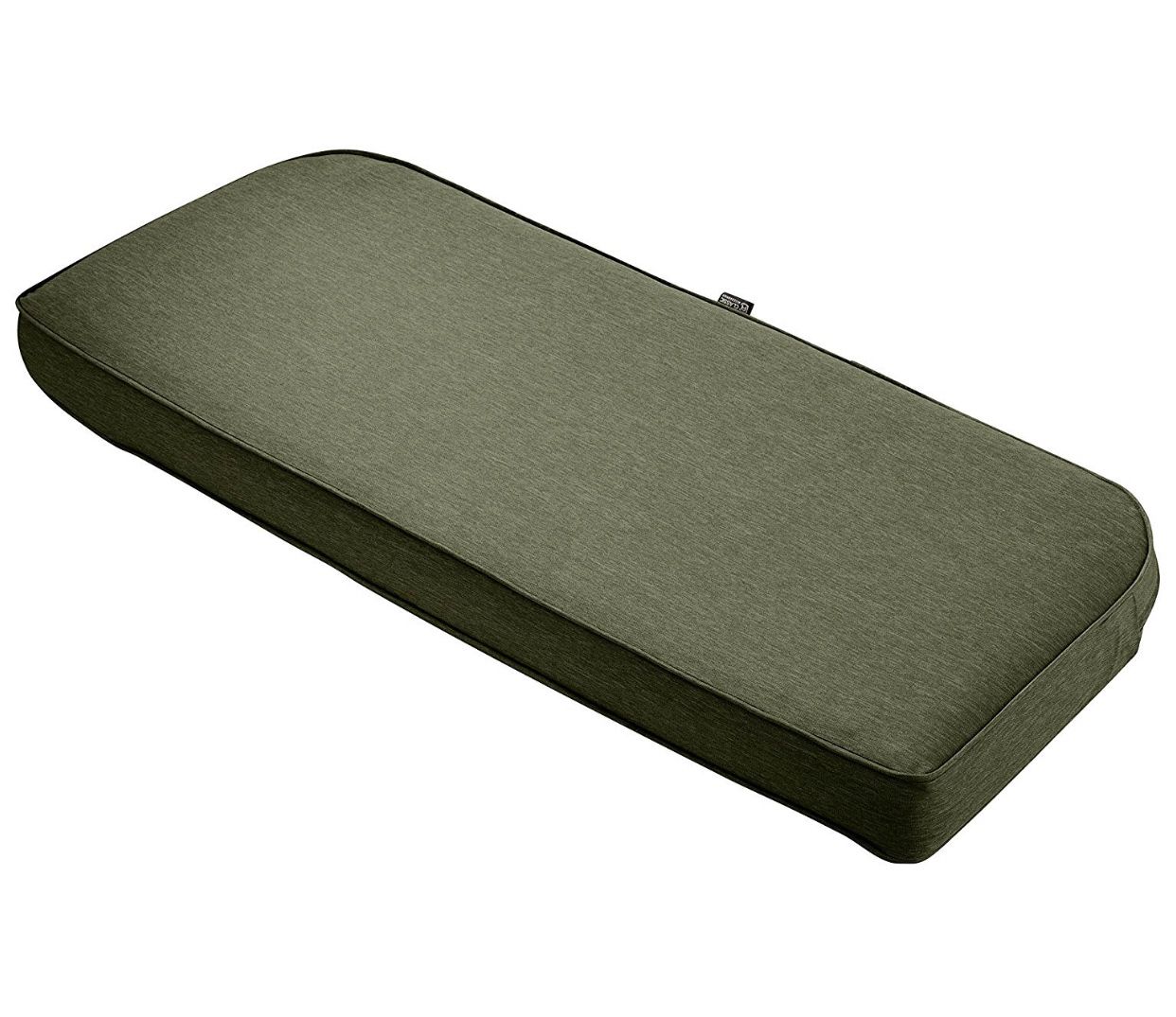 CLASSIC ACCESSORIES MONTLAKE BENCH CONT. CUSHION FOAM & SLIP COVER, HEATHER FERN, 41X18X3" THICK