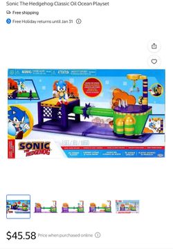Sonic The Hedgehog Classic Oil Ocean Playset