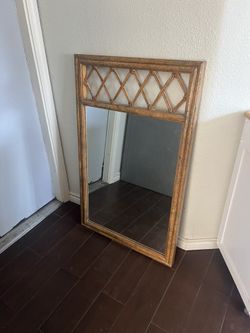 Mirror In Wooden Frame