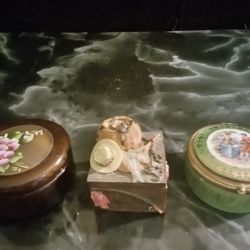 THREE MORE JEWELRY BOXES NICE?