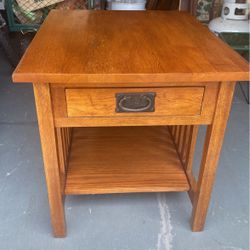 Wooden End Table