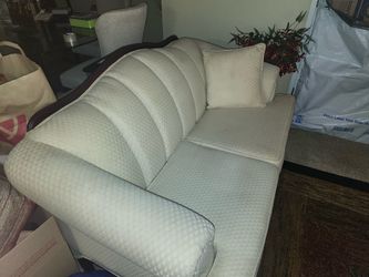 Sofa Loveseat and two End Tables available for FREE