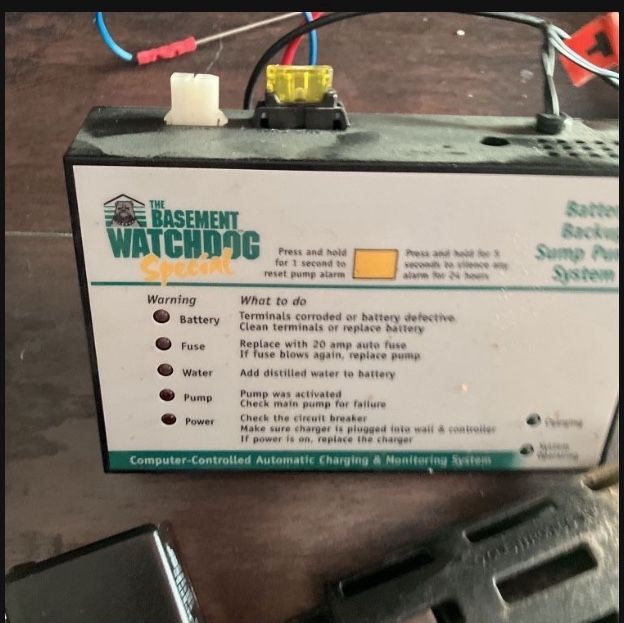 Watchdog Battery Sump Pump Systems.