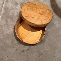 Wooden Cheese Wheel Vintage Great Condition 