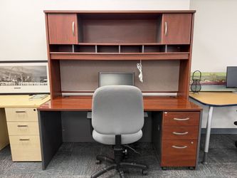 Desk with Hutch Storage
