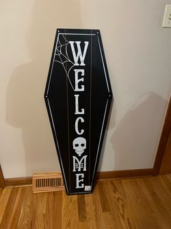 $10 each two sided Halloween Fall signs porch or indoor sign