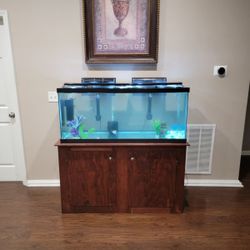 75 gallon fish tank with stand