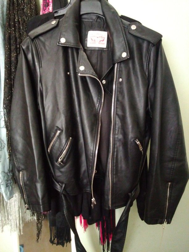 Brand New Women's Levi's Faux Leather Motorcycle Jacket