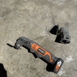 12 V Ridgid Oscillating Tool. 