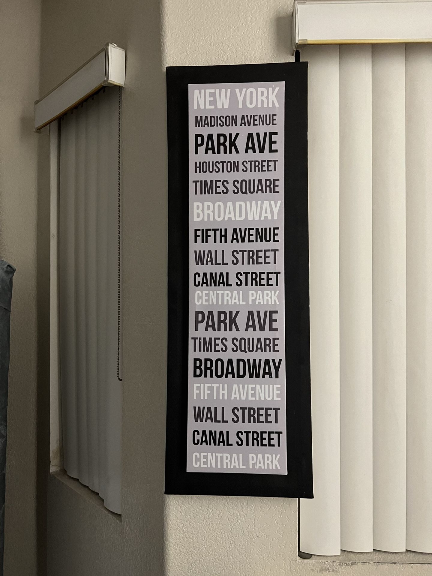 New York Wall Decor Painting