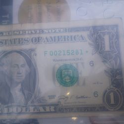 1 Dollar Star Note