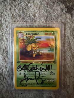 (READ DISC)Pokémon Jason Paige signed card
