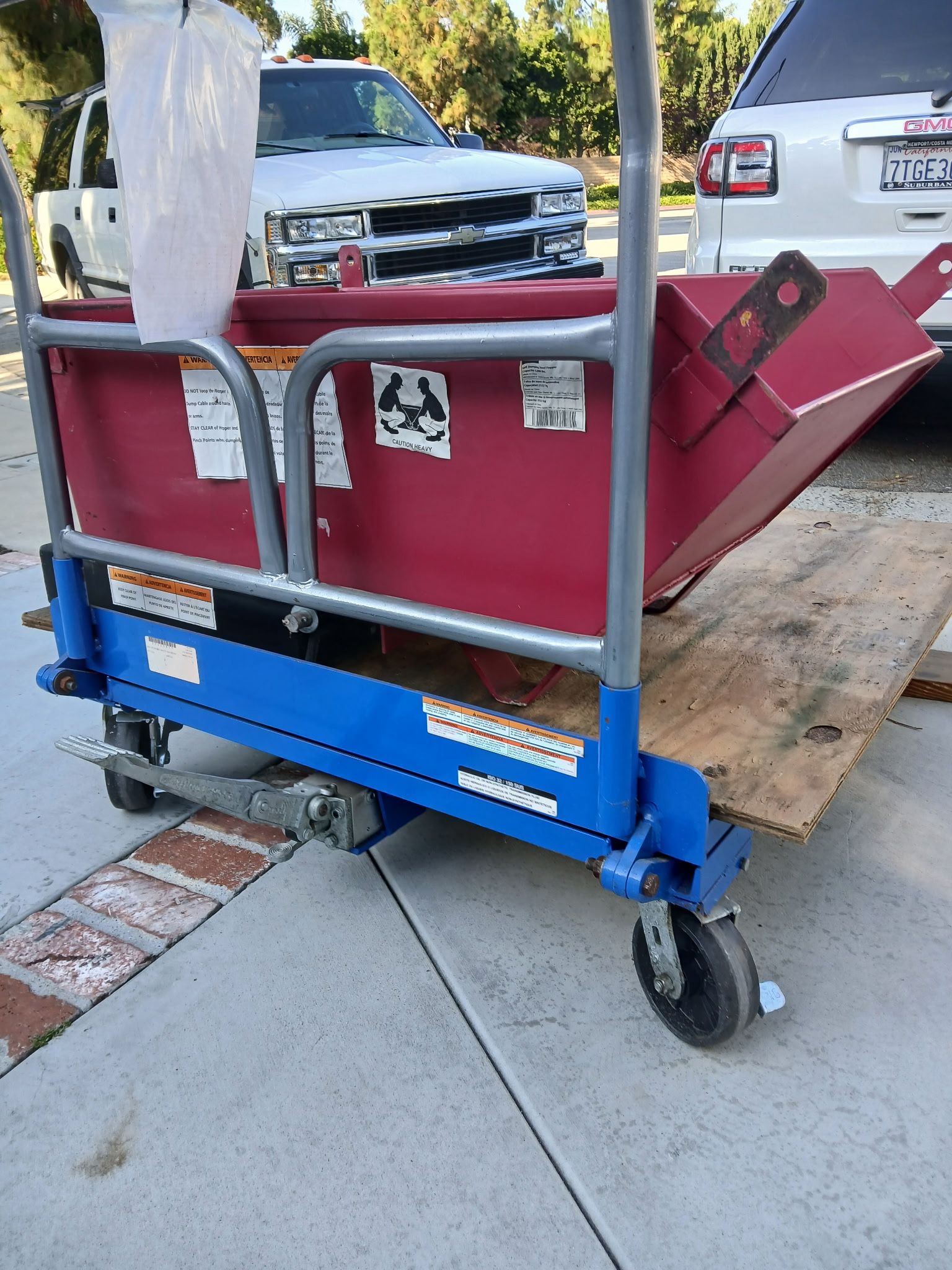 Transporter/tilter Cart