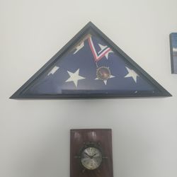 American Flag In Case 
