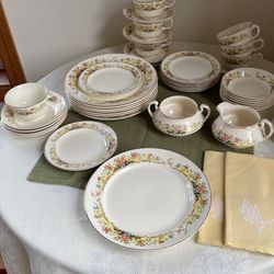 Vintage Homer Laughlin Dishes Place Settings for 8 Plus
