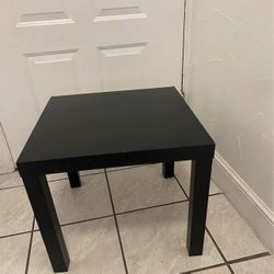 Table End Side Black  20 x 20 Inches And Height 17 Inches 