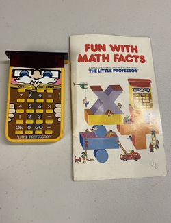 Vintage “The Little Professor” calculator Texas Instruments