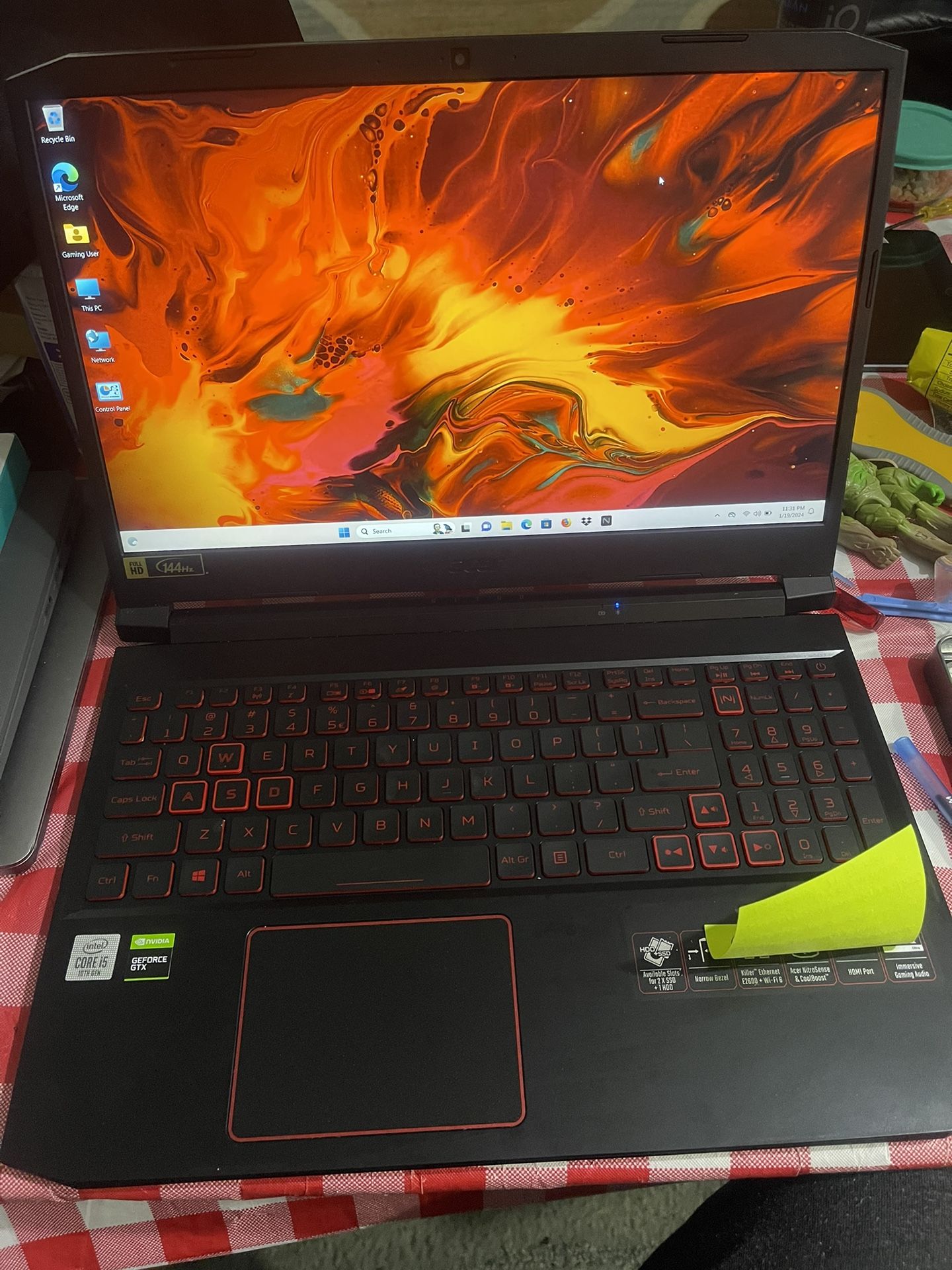 Acer Nitro Gaming Laptop Intel Core i5 10th Gen Processor, 16gb