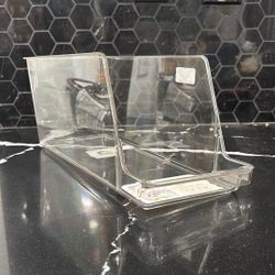 Soda Fridge & Pantry Organizer Clear - Brightroom™: PETG Kitchen Storage, Refrigerator & Cabinet Bin