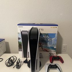 PS5 Disc Version + Two Controllers
