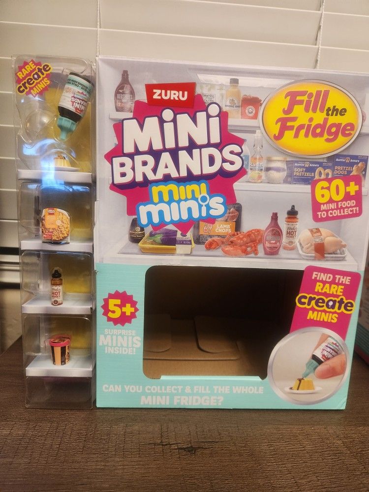 Mini Brands Fill The Fridge Display Box