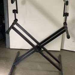 QUIK LOK Double Braced Piano Keyboard Stand