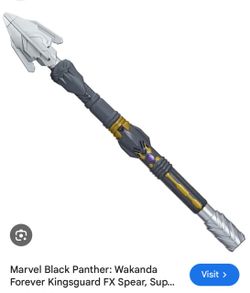 Black panther action sword