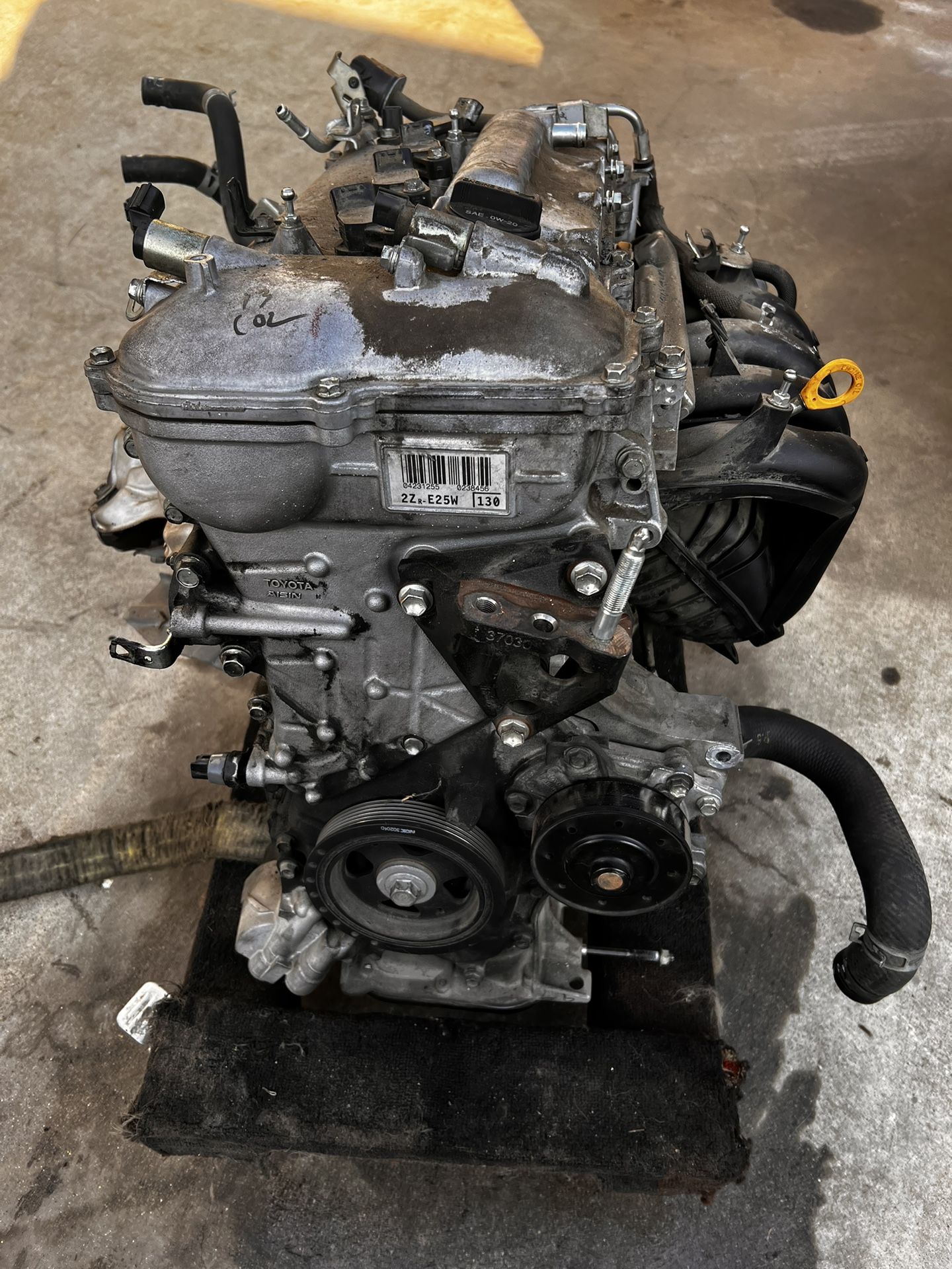 2013 TOYOTA COROLLA ENGINE MOTOR 2ZR