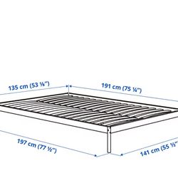 Bed Frame With Mattress 