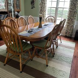 Wooden Dining Table Set With Chairs