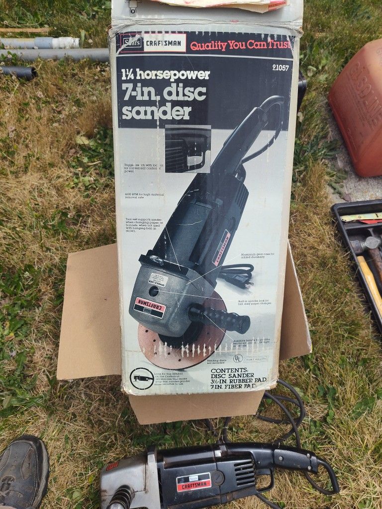 Sears Craftsman : 7" (1.25 HP) Disc Sander