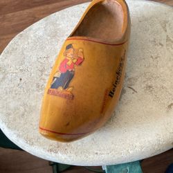 Heineken Wooden Advertising Clog