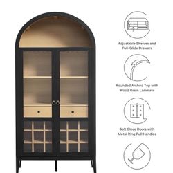 Arched Liquor Cabinet