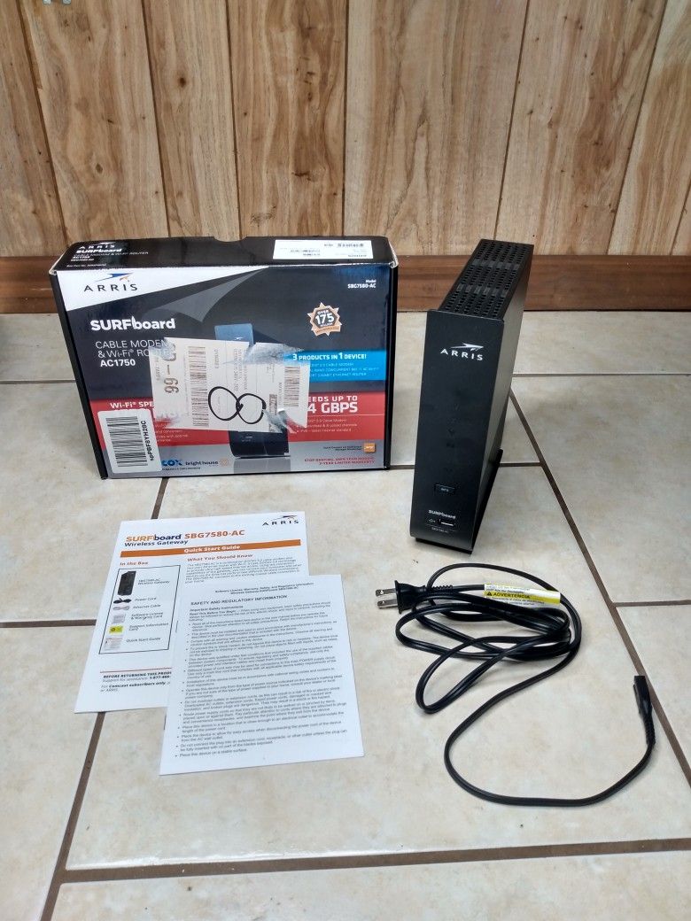 Cable Modem & Wifi Router 