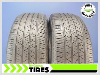 2 CONTINENTAL CROSSCONTACT LX SPORT 245/50R20 USED TIRES 7.3/32 TREAD 2455020