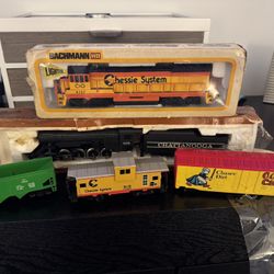 Vintage HO Trains And accessories