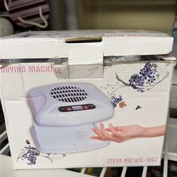 Nail drying machine
