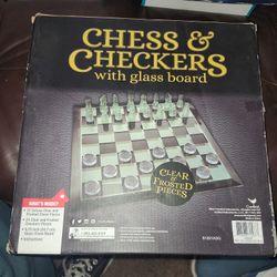 Glass Chess & Checkers